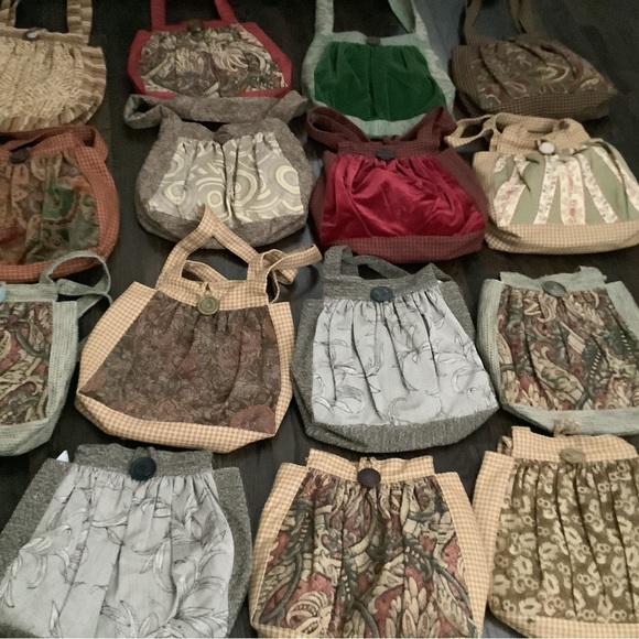 Vintage Multicolor Handbag / Tote Different Pattern CC ROSE MADE IN USA $33 each - Picture 5 of 8